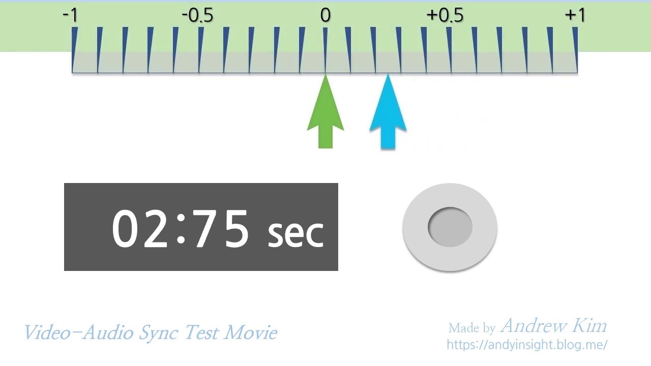 audio video sync test video